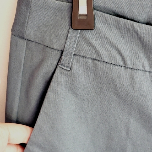 A New Day Mid Rise Slim Straight Side Split Trousers Blue Size 16 - Picture 3 of 11